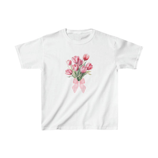 'TULIP SEASON' relaxed fit baby tee
