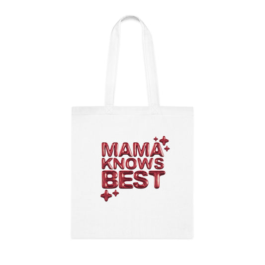'MAMA KNOWS BEST' Cotton Tote