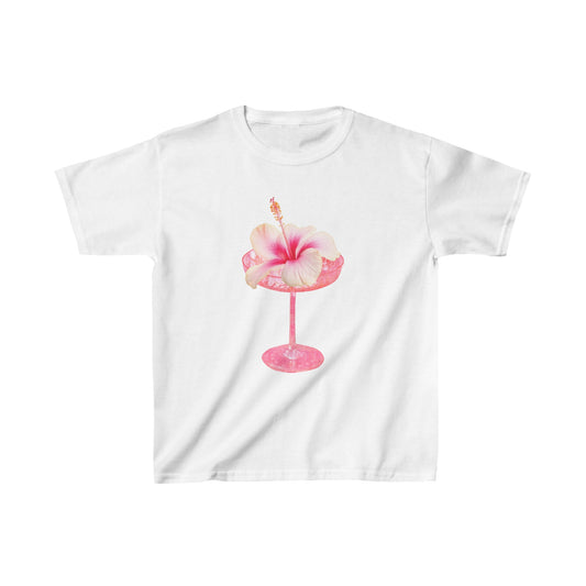 'HIBISCUS COCTAIL' relaxed fit baby tee